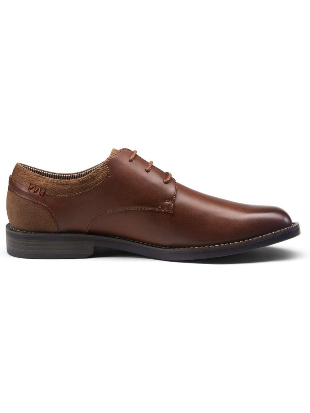 Men's Dark Brown Breathable Upper Lace Up Retro Business Classic Oxford Shoes - Picture 2 of 6